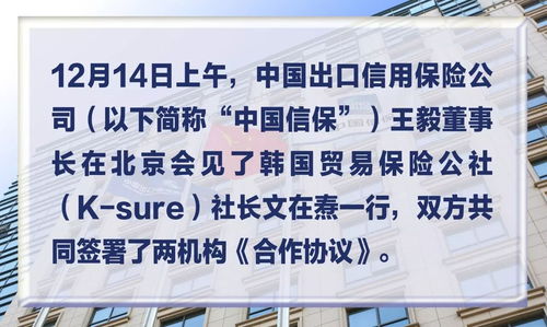 信保動(dòng)態(tài) 中國(guó)信保與韓國(guó)貿(mào)易保險(xiǎn)公社簽署合作協(xié)議